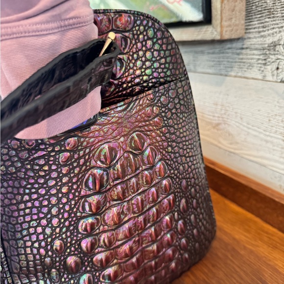 Black Ombré Brahmin Melbourne Collection Talulla Weekender Bag!  Gorgeous!!! - Picture 4 of 11